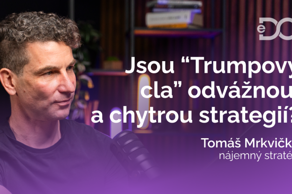 Tomáš Mrkvička v eDO podcastu: Branding, strategie, rebranding eDO, AI i Trump jako značka.