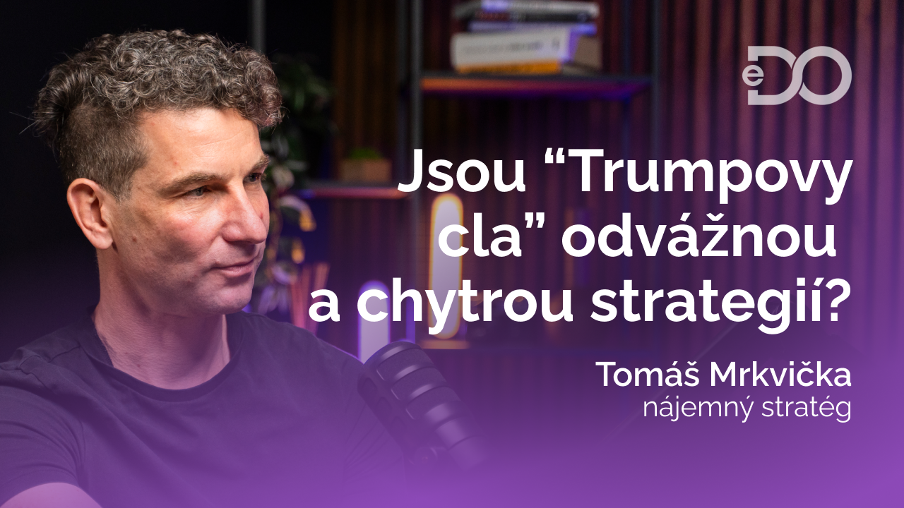 Tomáš Mrkvička v eDO podcastu: Branding, strategie, rebranding eDO, AI i Trump jako značka.
